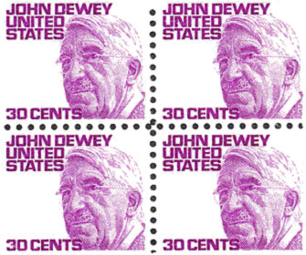 John Dewey, US 30c stamp